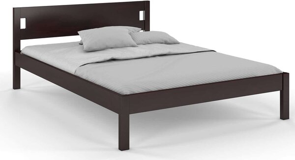 Pat lemn masiv Axel Pin Personalizabil - 90x200, Wenge