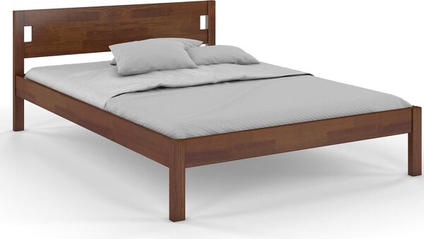 Pat lemn masiv Axel Pin Personalizabil - 90x200, Wenge