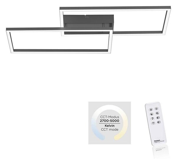 Leuchten Direkt 14140-18 - LED Lampă dimmabilă IVEN 2xLED/13,5W/230V + Telecomandă