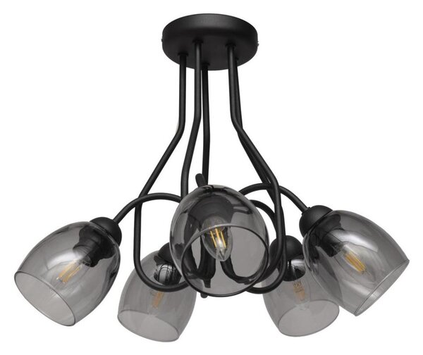 Lustră pe tijă MARIETTA 5xE27/15W/230V