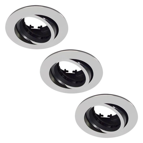 Philips 50393/17/PN - SET 3x Lampa incastrata DONEGAL 1xGU10/5,5W/230V