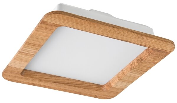 Corp de iluminat LED încastrat WOODY SPOT LED/17W/230V 3000K stejar 18,5x18,5 cm