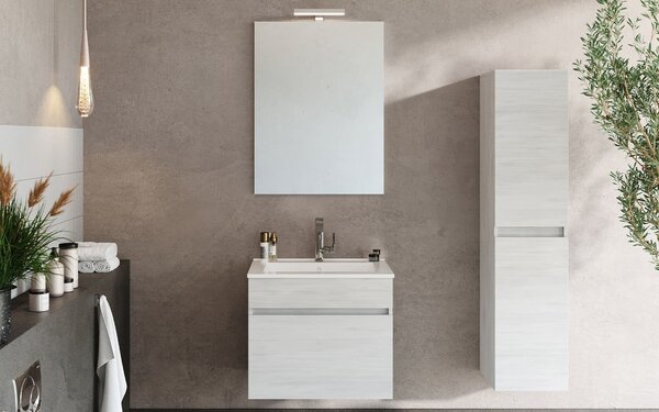 Set lemn masiv Mobilier Baie Suspendat Salta Personalizabil - 60 cm