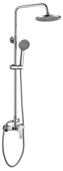 Aqualine Aqualine, coloană de duș LOTTA cu robinet cu pârghie, crom, LT690