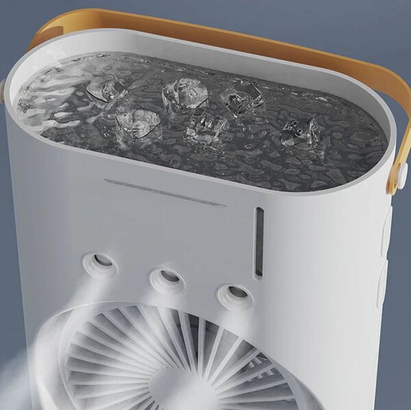 Ventilator Portabil Dublu Cu Umidificare Prin Pulverizare