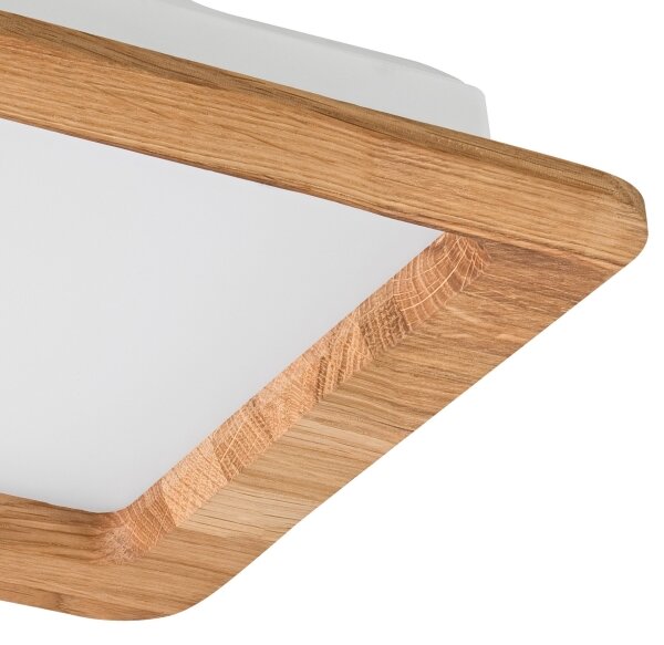 Corp de iluminat LED încastrat WOODY SPOT LED/17W/230V 3000K stejar 18,5x18,5 cm