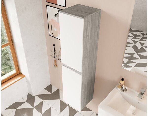 Coloană lemn masiv Suspendată Baie Bello - Rovere Fumo