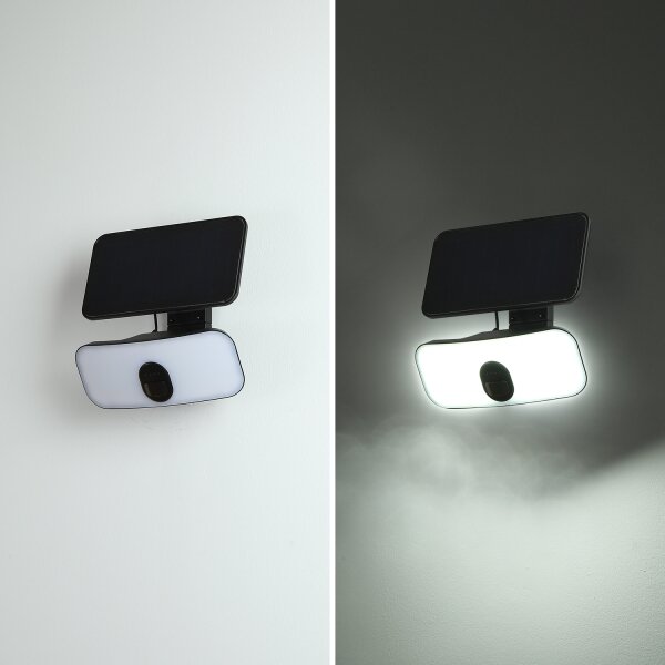 Aplică LED solară cu senzor Brilagi ROOF LED/13W/5V IP65