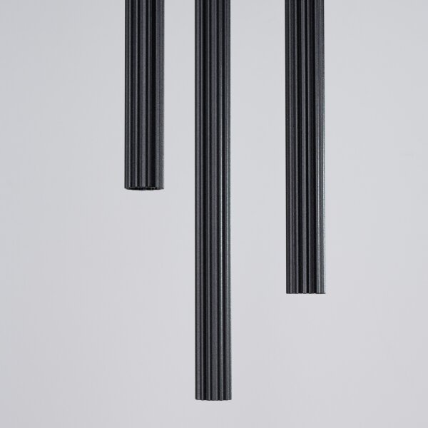 Lustră pe cablu Sollux SL.1341 ARCHE 3xG9/8W/230V negru