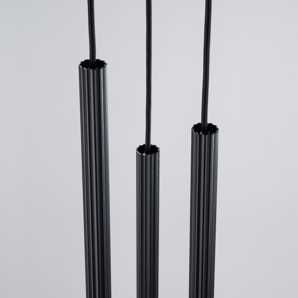 Lustră pe cablu Sollux SL.1341 ARCHE 3xG9/8W/230V negru