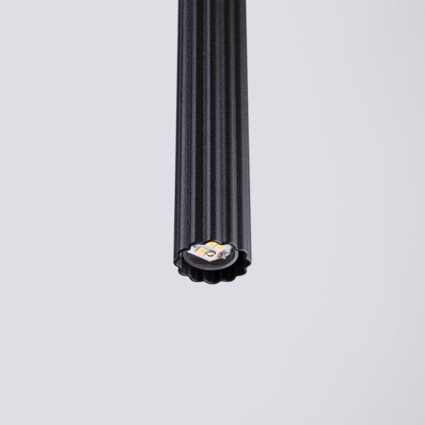 Lustră pe cablu Sollux SL.1338 ARCHE 1xG9/8W/230V negru