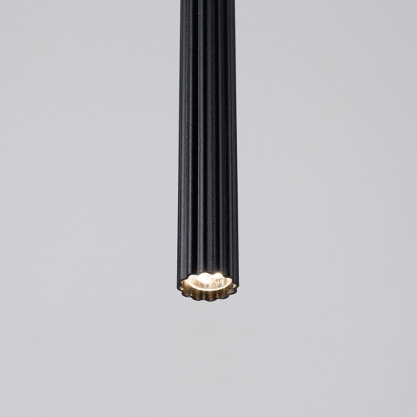 Lustră pe cablu Sollux SL.1338 ARCHE 1xG9/8W/230V negru