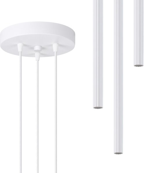 Lustră pe cablu Sollux SL.1340 ARCHE 3xG9/8W/230V alb