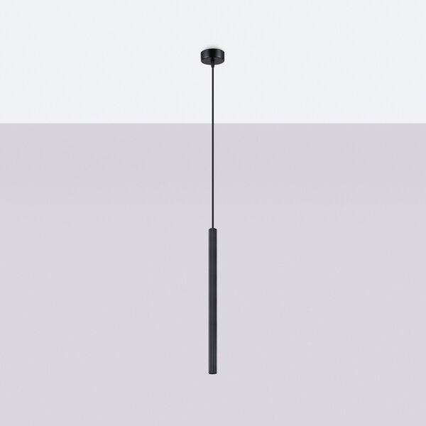 Lustră pe cablu Sollux SL.1338 ARCHE 1xG9/8W/230V negru