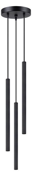 Lustră pe cablu Sollux SL.1341 ARCHE 3xG9/8W/230V negru