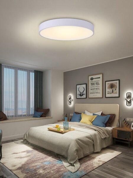 Plafonieră LED dimabilă Immax NEO 07207L RONDATE 65W/230V Tuya alb + telecomandă