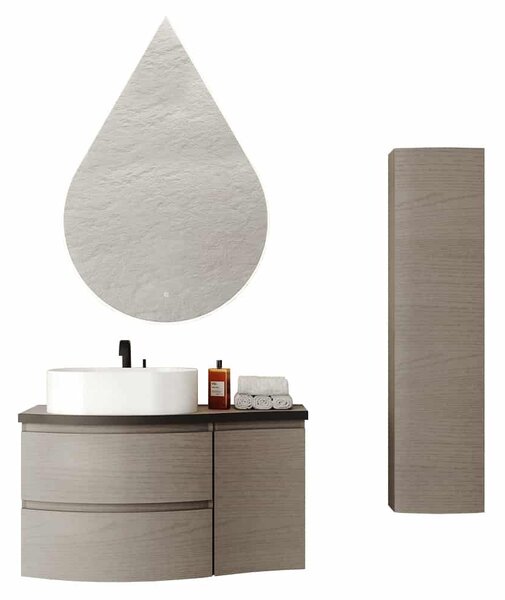 Set lemn masiv Mobilier Baie Suspendat Aleda Model A1 - White Wood