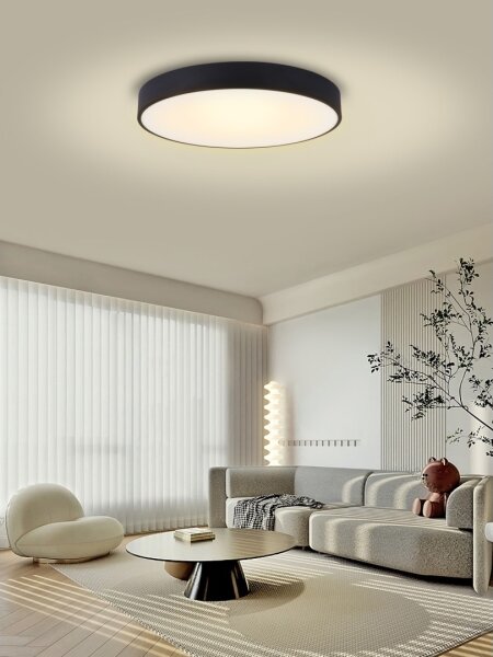 Plafonieră LED dimabilă Immax NEO 07203L RONDATE 65W/230V Tuya negru + telecomandă
