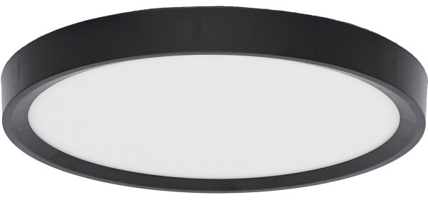 Plafonieră LED Fulgur 41811 NOMY LED/18W/230V d. 23 cm negru