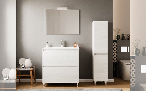Set lemn masiv Mobilier Baie Lemon Configurabil - 60 cm