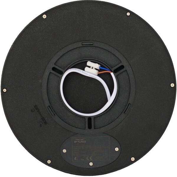 Plafonieră LED Fulgur 41811 NOMY LED/18W/230V d. 23 cm negru