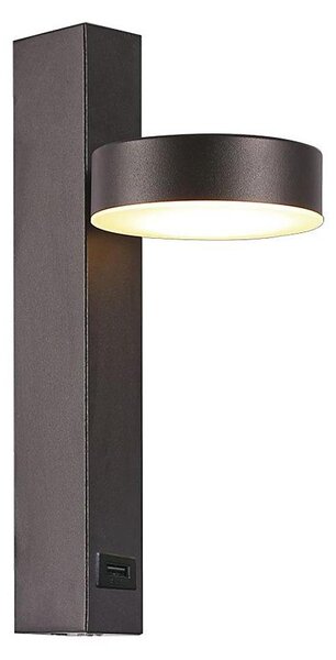 Spot LED de perete cu port USB LED/8W/230V 3000K