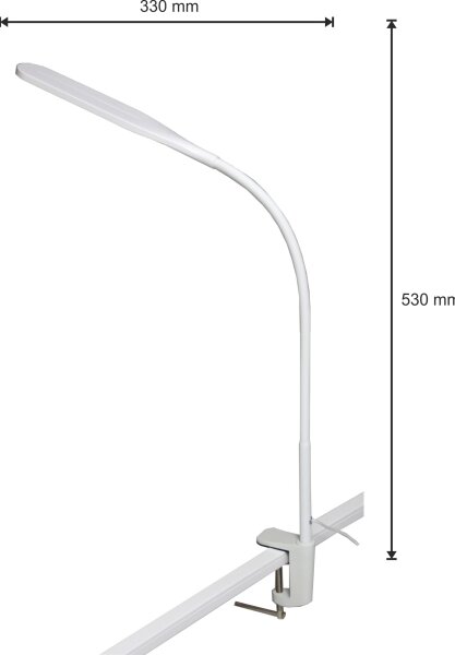 Lampă LED dimabilă 3 în 1 DARA LED/10W/230V 3000/4000/6000K CRI 90 alb