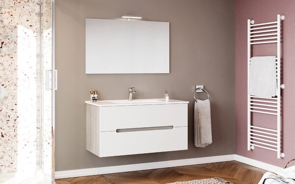 Set lemn masiv Mobilier Baie Suspendat Orchid - 60 cm