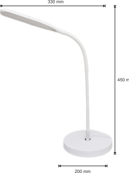 Lampă LED dimabilă 3 în 1 DARA LED/10W/230V 3000/4000/6000K CRI 90 alb