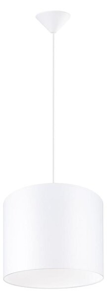 Lustră pe cablu Sollux SL.1403 NOVA 1xE27/15W/230V d. 30 cm alb