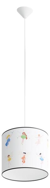 Lustră pe cablu pentru copii Sollux SL.1416 FAIRY 1xE27/15W/230V d. 30 cm