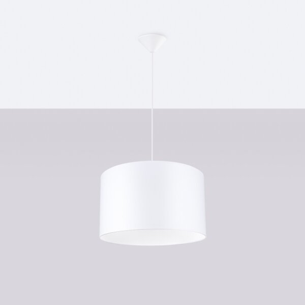 Lustră pe cablu Sollux SL.1404 NOVA 1xE27/15W/230V d. 40 cm alb