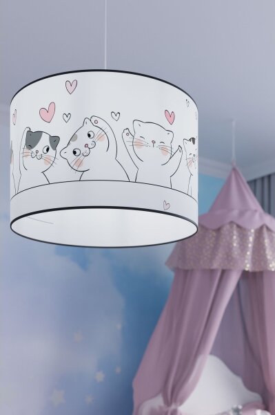 Lustră pe cablu pentru copii Sollux SL.1419 CAT 1xE27/15W/230V d. 40 cm