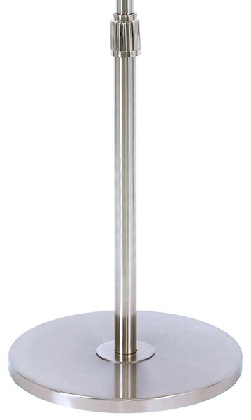 Beacon Lighting Ventilator cu piedestal Breeze cromat, bază rotundă, silențios, Metalic, Camera de zi / sufragerie, Metal