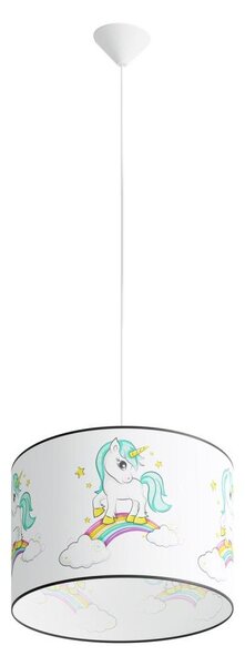 Lustră pe cablu pentru copii Sollux SL.1413 UNICORN 1xE27/15W/230V d. 40 cm