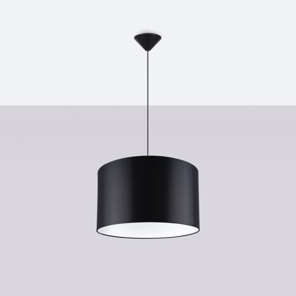 Lustră pe cablu Sollux SL.1406 NOVA 1xE27/15W/230V d. 40 cm negru