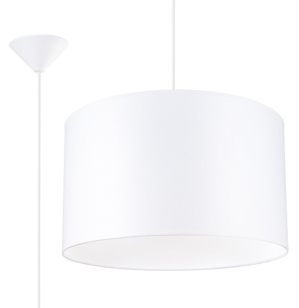 Lustră pe cablu Sollux SL.1404 NOVA 1xE27/15W/230V d. 40 cm alb