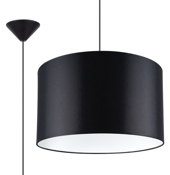 Lustră pe cablu Sollux SL.1406 NOVA 1xE27/15W/230V d. 40 cm negru