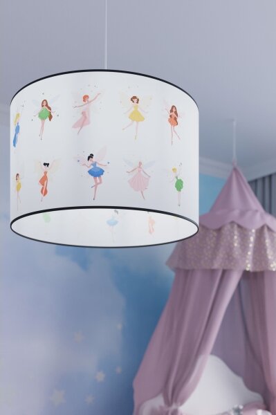 Lustră pe cablu pentru copii Sollux SL.1416 FAIRY 1xE27/15W/230V d. 30 cm