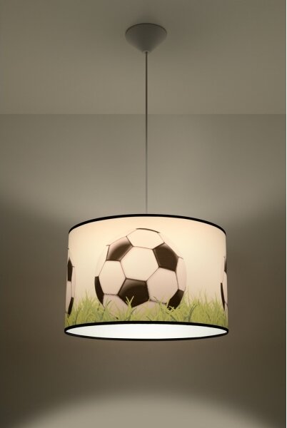 Lustră pe cablu pentru copii Sollux SL.1429 FOOTBALL 1xE27/15W/230V d. 40 cm