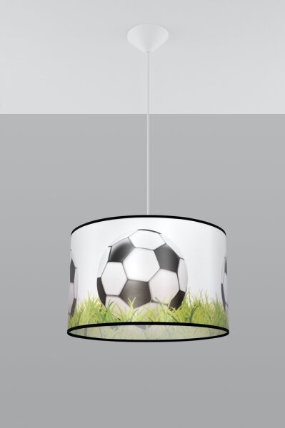 Lustră pe cablu pentru copii Sollux SL.1429 FOOTBALL 1xE27/15W/230V d. 40 cm