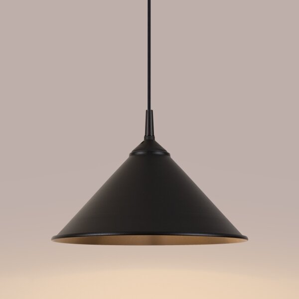 Lustră pe cablu Sollux SL.1326 ZUMA 1xE27/15W/230V negru