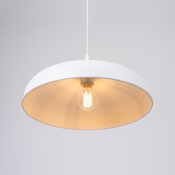 Lustră pe cablu Sollux SL.1329 GINA 1xE27/15W/230V alb