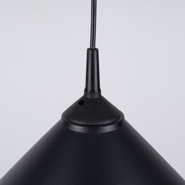 Lustră pe cablu Sollux SL.1326 ZUMA 1xE27/15W/230V negru