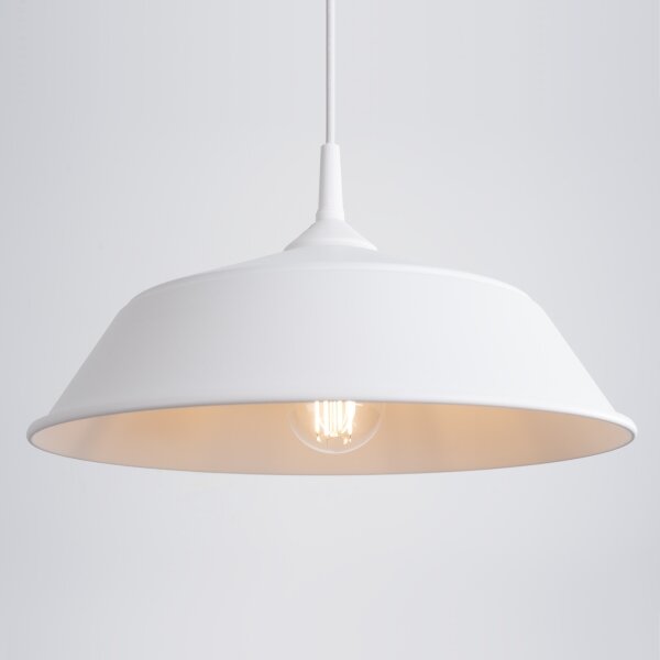 Lustră pe cablu Sollux SL.1327 FRIKA 1xE27/15W/230V alb
