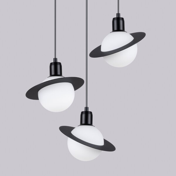 Lustră pe cablu Sollux SL.1359 HYPERION 3xG9/8W/230V negru