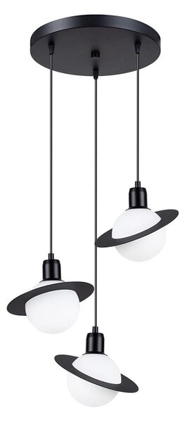Lustră pe cablu Sollux SL.1359 HYPERION 3xG9/8W/230V negru
