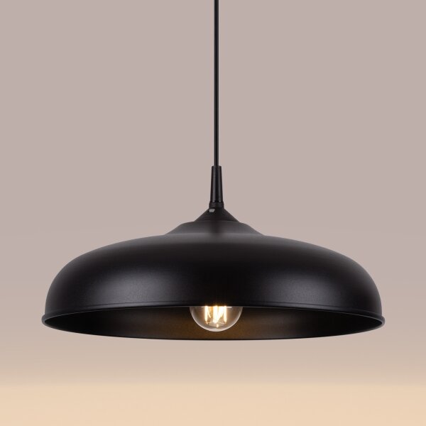 Lustră pe cablu Sollux SL.1330 GINA 1xE27/15W/230V negru