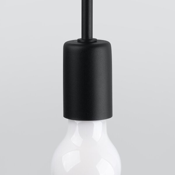 Lampă de perete Sollux SL.1454 LEVAR 1xE27/15W/230V negru