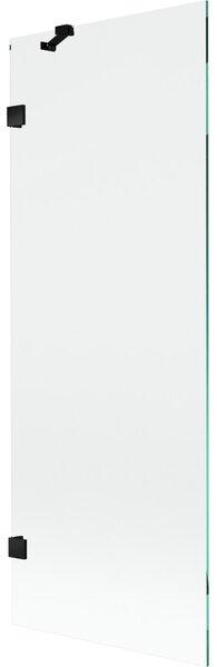 Mexen, Paravan de baie Mexen Lunar cu 1 aripă 70 x 150 cm, transparent, negru - 897-070-000-70-00
